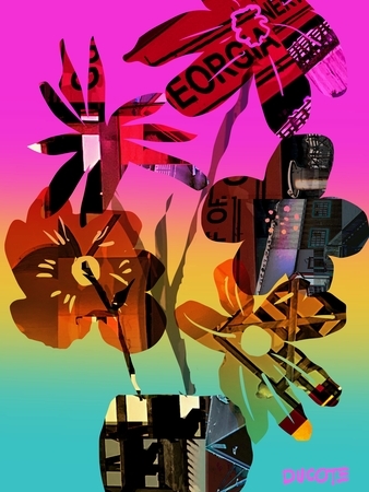 DUCOTE, Floria I, digital painting/collage, available