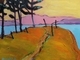 DUCOTE; Gowlland Point; acrylic on canvas, framed, 11" x 14" SOLD