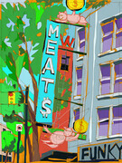 DUCOTE; Save-on Meats ; digital painting SOLD additional prints available