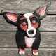 DUCOTE; Porgy the Corgi, painted wood S🔴LD