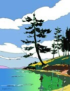 DUCOTE; Taylor Bay ; digital painting #1 and #2 of 10 SOLD