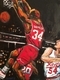 DUCOTE; The Man (Charles Barkley); acrylic on wood cradle, framed; 24x18"; COMMISSION