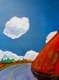DUCOTE; What Lies Ahead? acrylic on wood panel available