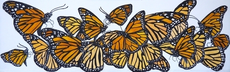 TAYLOR; ; Beauty Endangered, ink and watercolour on paper SOLD