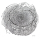 TAYLOR; ; Nest #1; ink drawing on paper mounted on wooden cradle, finished with resin; 6x6"; SOLD at Pender Islands Refugee Support Group benefit