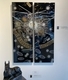 Taylor; The Importance of Plankton XV, diptych, 36 x 24, acrylic and resin on wood cradle, available